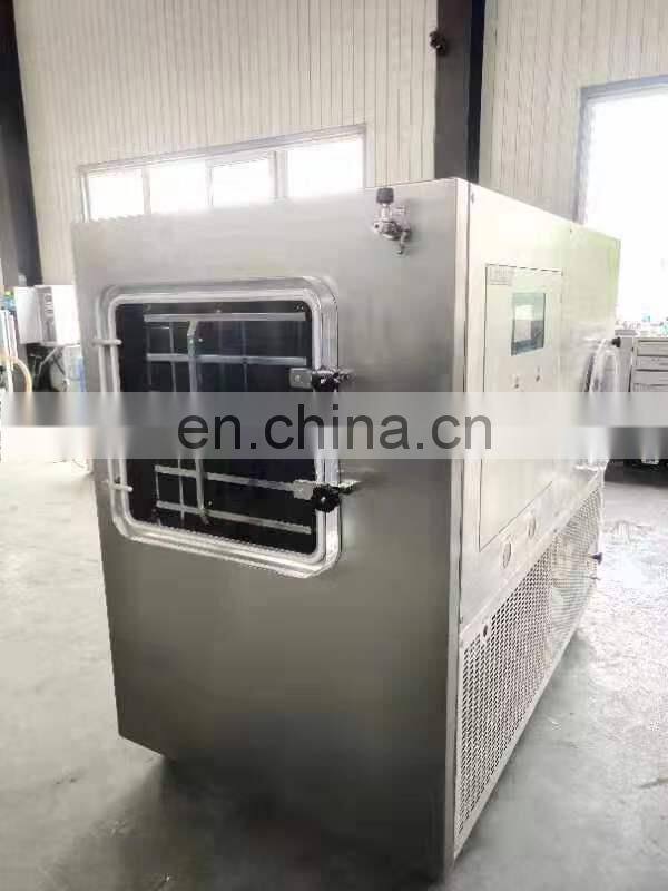 Have 2.25 sq meter freeze area small industry lyophilizer for pharmaceutical vacuum freeze drying equipment