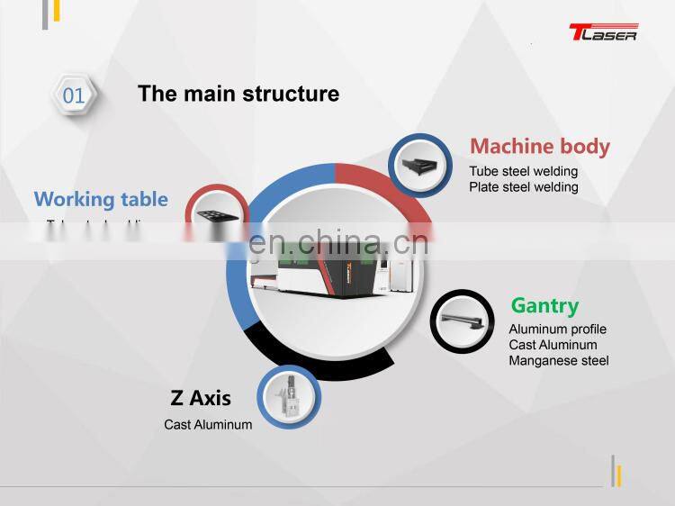 T&L Brand High quality CNC Sheet metal Fiber laser cutting machine 6kw 10000kw 12000kw Price