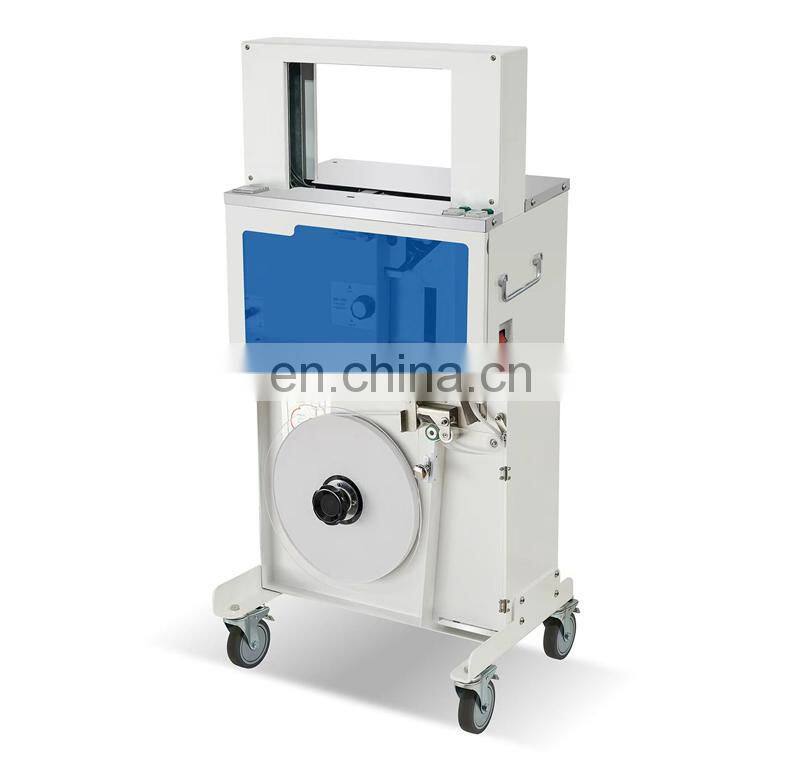 UT011S Table Top Hotmelt Opp Paper Tape Bundle Strapping Binding Machine for banknote money currency supermarket vegetable