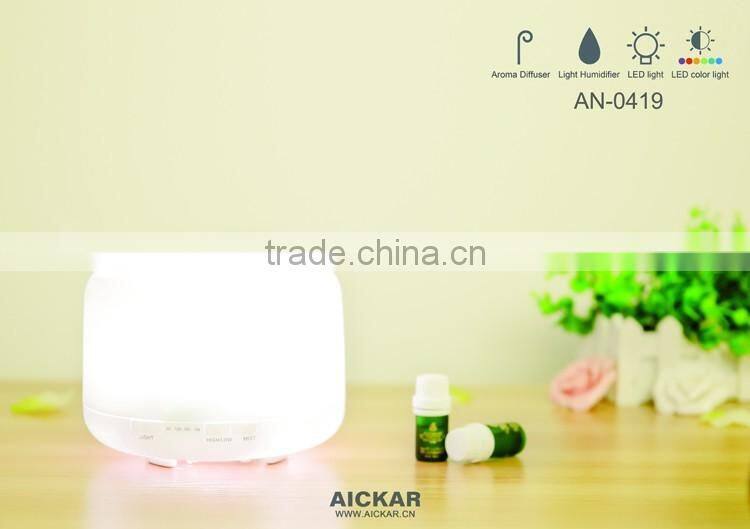 2016 New Design Light Wood Grain Cool Mist Aromatherapy Diffuser Ultrasonic Humidifier