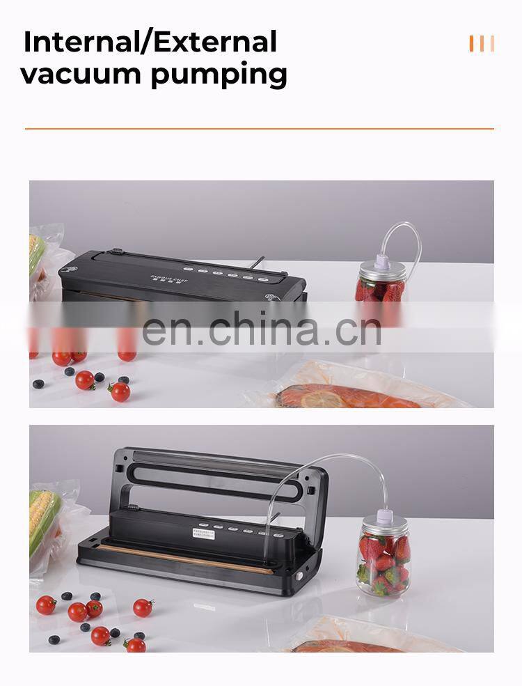 Vacuum Sealer Machine V63 Food Vacuum Air Sealing System for Food Saver Storage with Built-in Cutter Starter Kit Roll