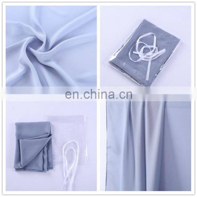 Amazon Best Seller Romantic Wedding Gauze 100D Chiffon Table Runner In Different Colors