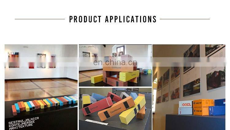 Economic design simple type steel structure flat pack prefabricated container house