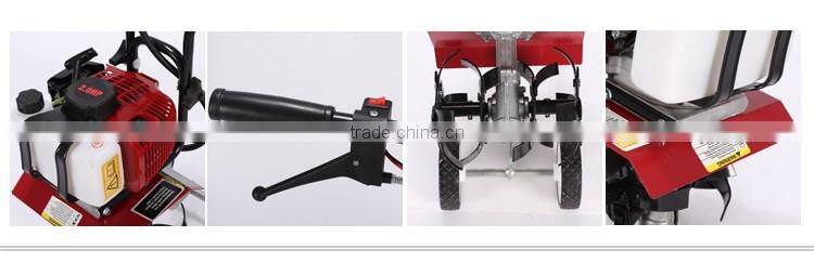 Teammax gasoline manual rotary mini tiller
