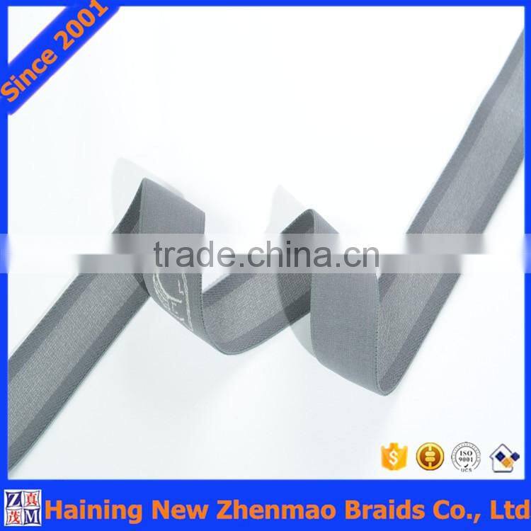 Custom made logo strap jacquard elastic wholesale