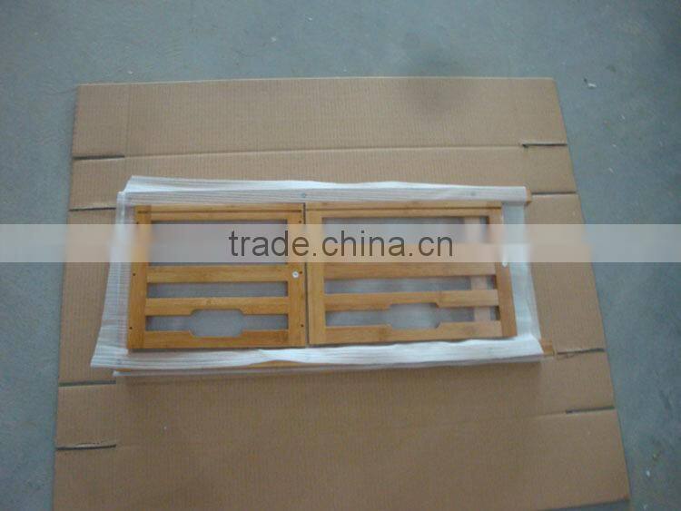 Bamboo 2-Tiers Stackable Shoe Rack