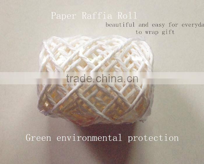 White Hemp Rope Ribbon Roll / Paper Rope For Gift Wrapping or Everyday Packing