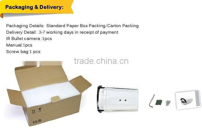 2.0 Megapixel TVI Bullet Camera 3.6mm fixed Lens IR Camera 1080P TVI 25 Meter Camera support ip66 with 100% Metal