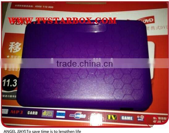 360 rotates 15.1inch big screen portable dvd player 3d portable dvd player