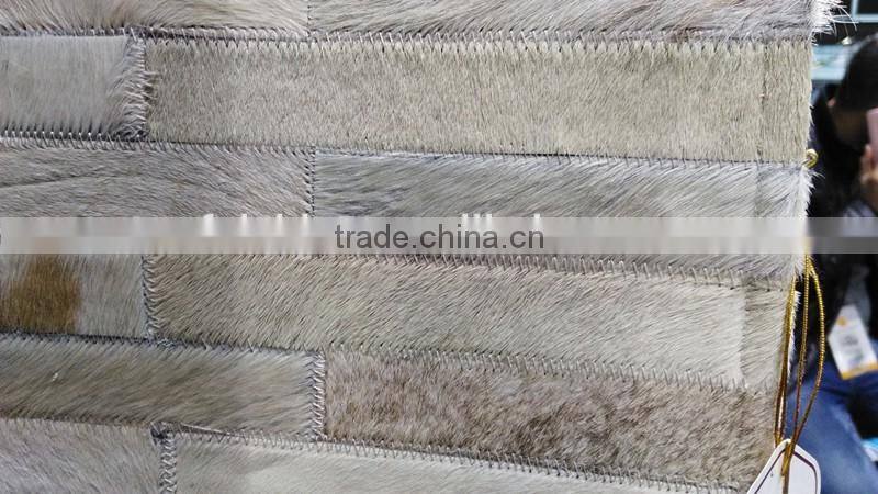 2016 Luxury Patchwork Cowhide Carpet