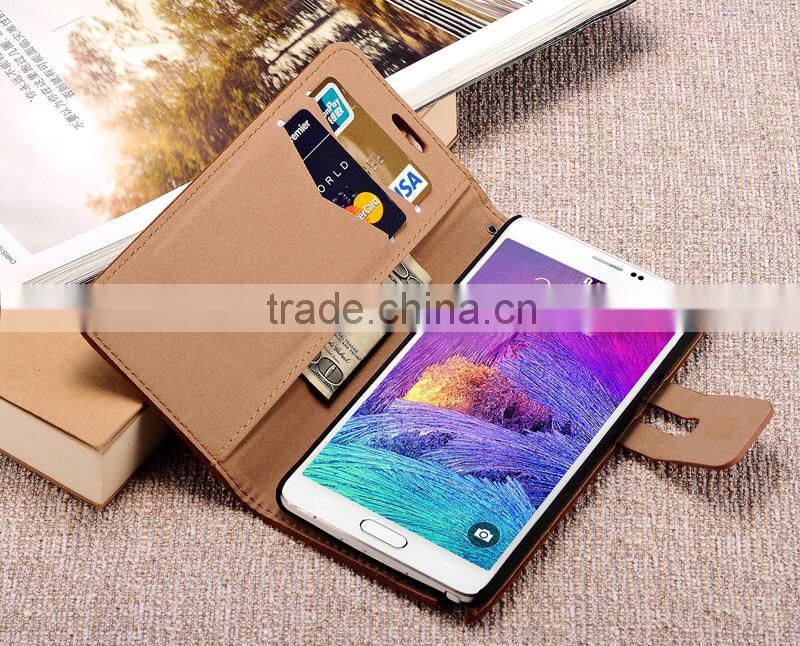 Universal smart phone 5.5 flip wallet leather case mobile phone case card holder wallet for Samsung Galaxy