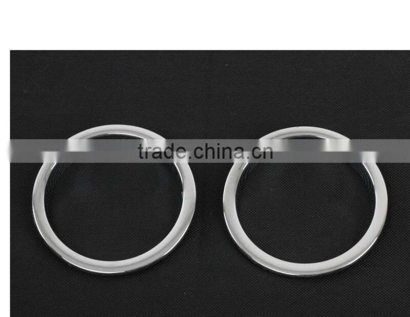 ABS Chrome fog light cover For Jeep Wrangler JK 2007+ off road auto parts jeep wrangler accessories