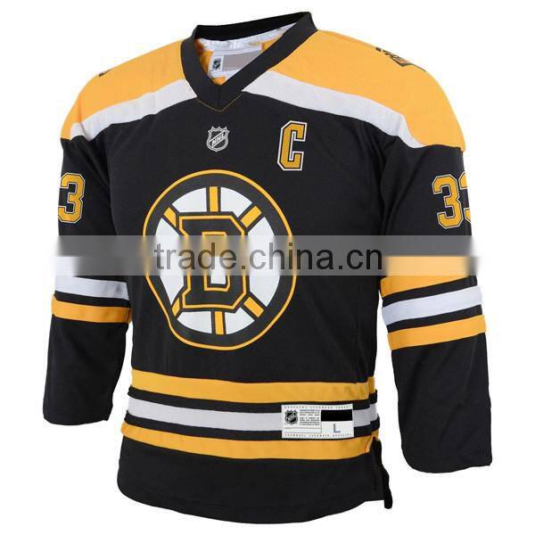 2016 OEM custom nhl hockey jersey with top quality