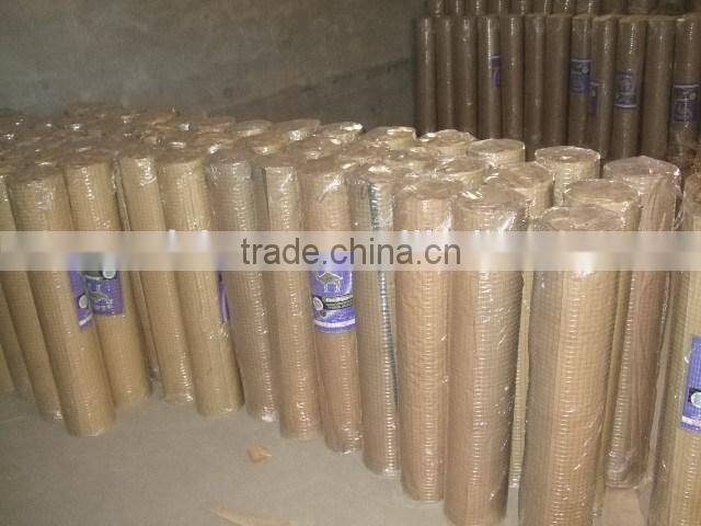 Factory supply high quality hot-dipped galvanized welded wire mesh panels and rolls