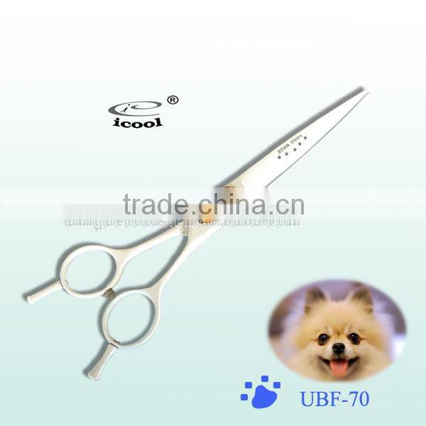 UF2-75C Professional stainless and Curved Dog grooming scissors