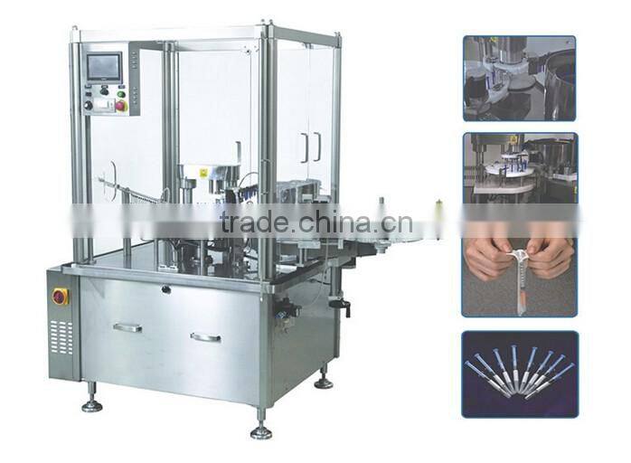 Automatic syringe labeling machine