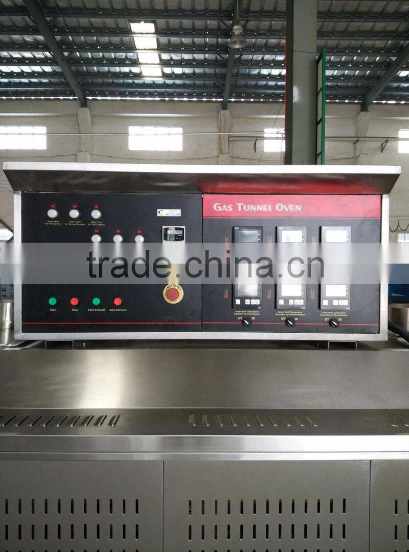 Hot sale electric full automatic industrial commercial production line baking cookies pita bread machine used in factory