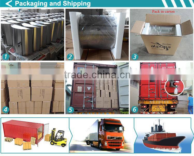 100% Original Material Wall Mounted 304 Double Door Mailbox