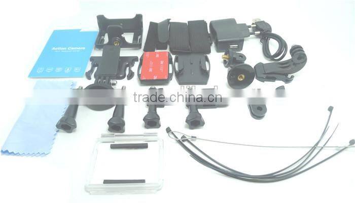 2.0 inch LCD screen 170 degree angle full HD 1080p sport wireless action camera