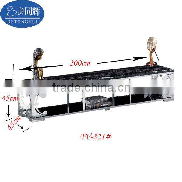 fashion white Stone top metal frame TV stand TV-822#