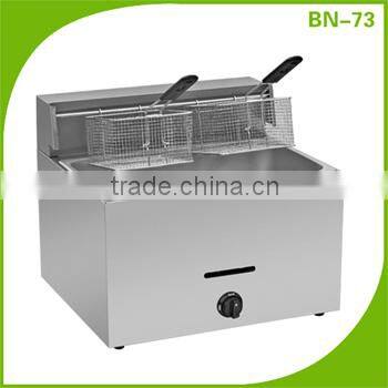 Stainless Steel Cooking Kitchen Hotel Restaurant Equipment Gas Fish Fryer BN-72 China Supplier
