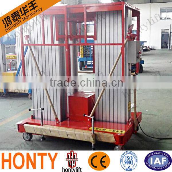 material lifting platform/cleaning aluminum stage platform lift platform / aluminum cleaning lift platform adjustable