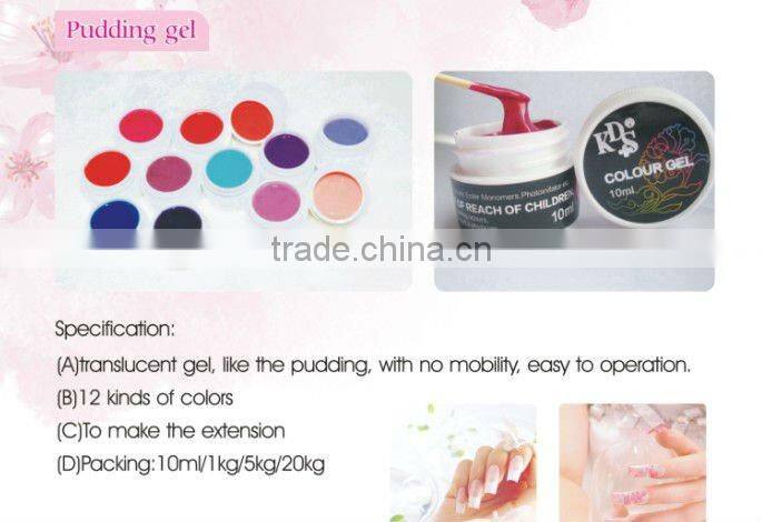 New product of Soak off Pudding UV Gel