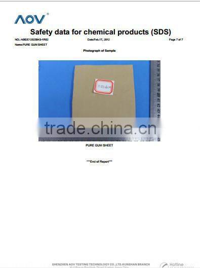 natural latex para rubber sheets brown color