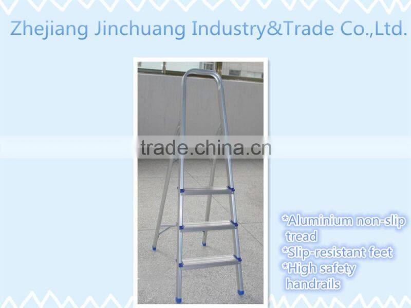 4_step ladder Aluminium household ladder with handrails