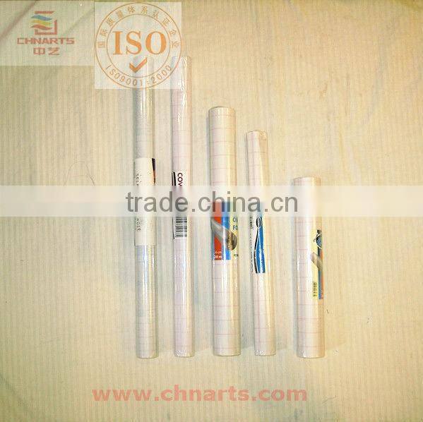 clear self adhesive book cover roll