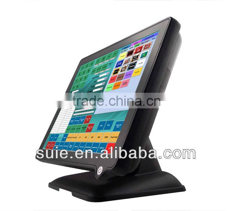 Fanless industrial all in one touch POS machine
