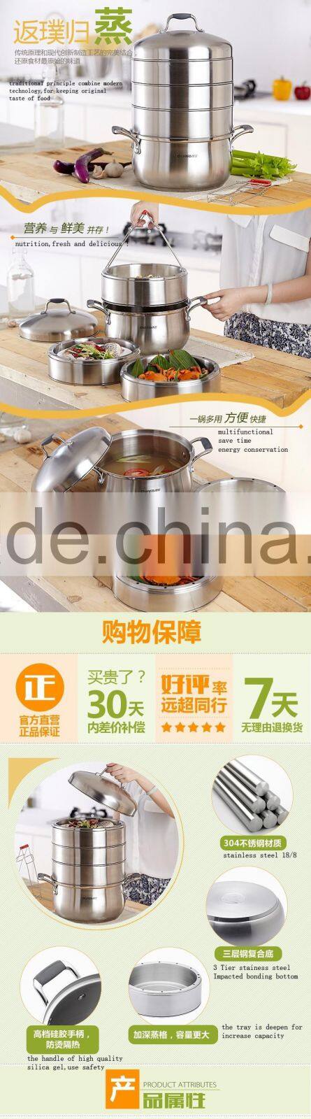 Charms stainless steel double wall casserole
