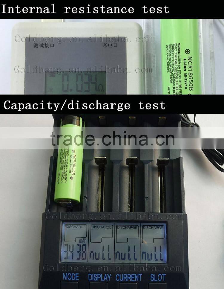 HOT! High Power 18650 battery 3400mah 3.7v lithium battery NCR18650B 3400mah with quick delivery