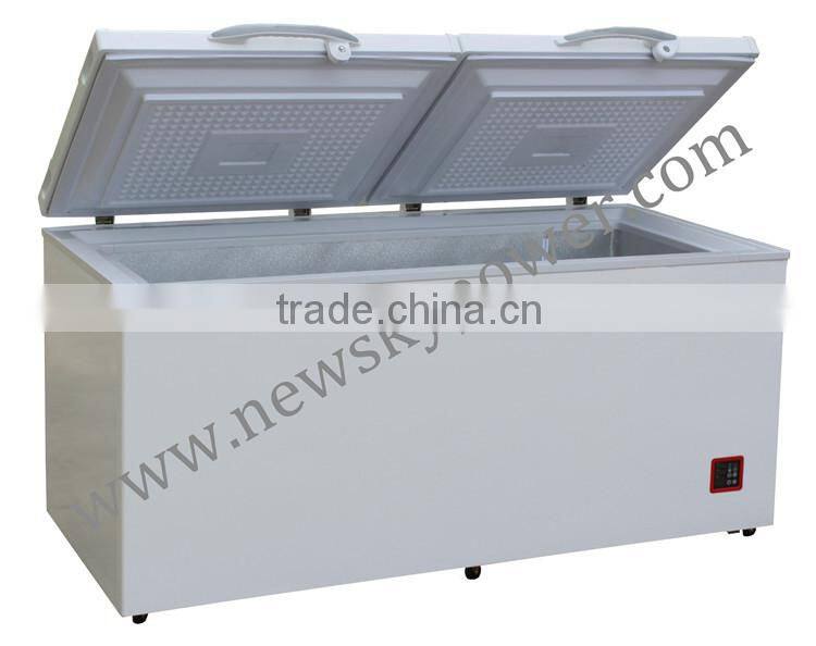 DC12V 24V solar powered deep freezer commercial solar freezer refrigerator fridge solar refrigerator fridge freezer