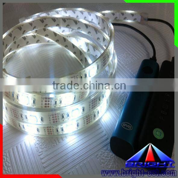 IP20 IP65 IP66 IP68 LED Flexible 3528 26leds/m USB led strip with 5V battery led strip