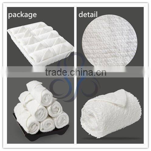 soft absorbent airline cotton disposable towels hot hand face towel
