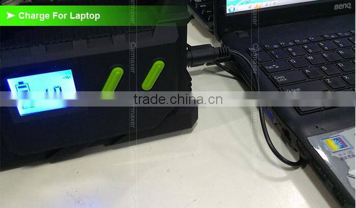 12v / 24v bus and truck multi-function portable jump starter power station with big capacity 23,100 mAh