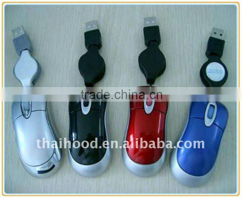 Optical wired computer mouse