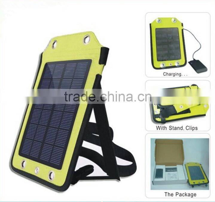 portable solar mobile phone charger solar power bank charger