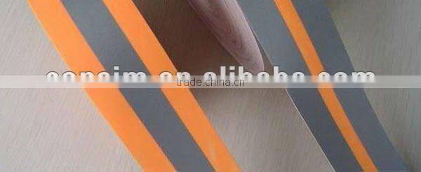 Flame retardant silver reflective fabric BA8001, EN471,flame retardant reflective tape clothing