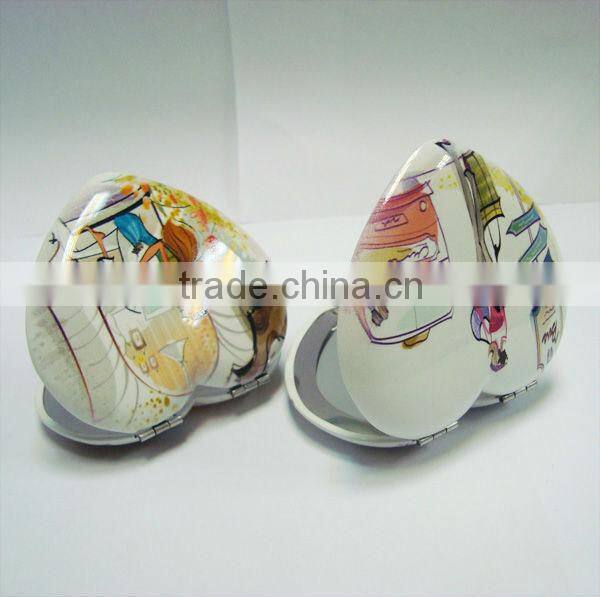 Makeup Metal Mirror in Aluminum High Quality Cosmetic Mirror/Compact Mirror