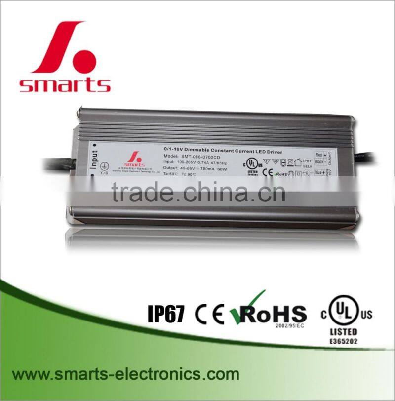 LED lighting application 1-10V dimmable led driver