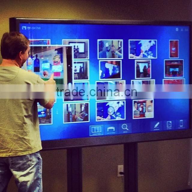 70inch window glass display 3D holographic priojector IR touch screen multi touch screen