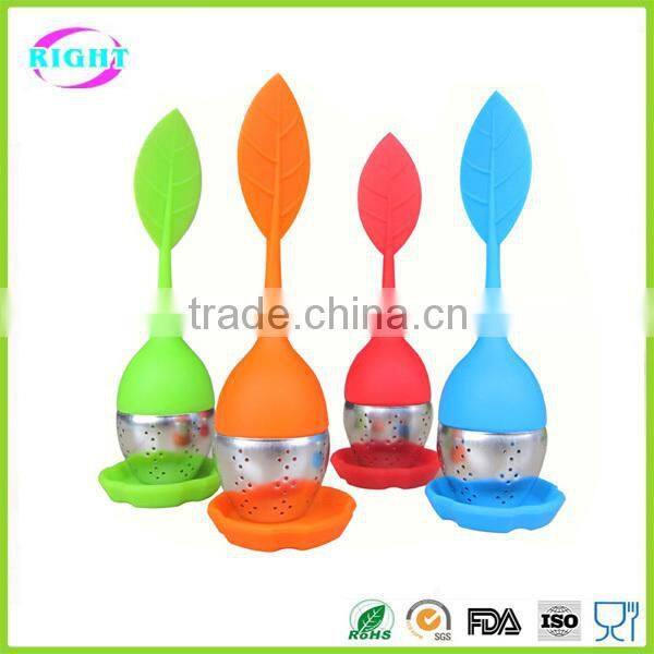 stainless steel silicone tea infuser