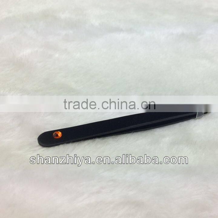 High quality promotion / advertising eyebrow tweezer with diamond