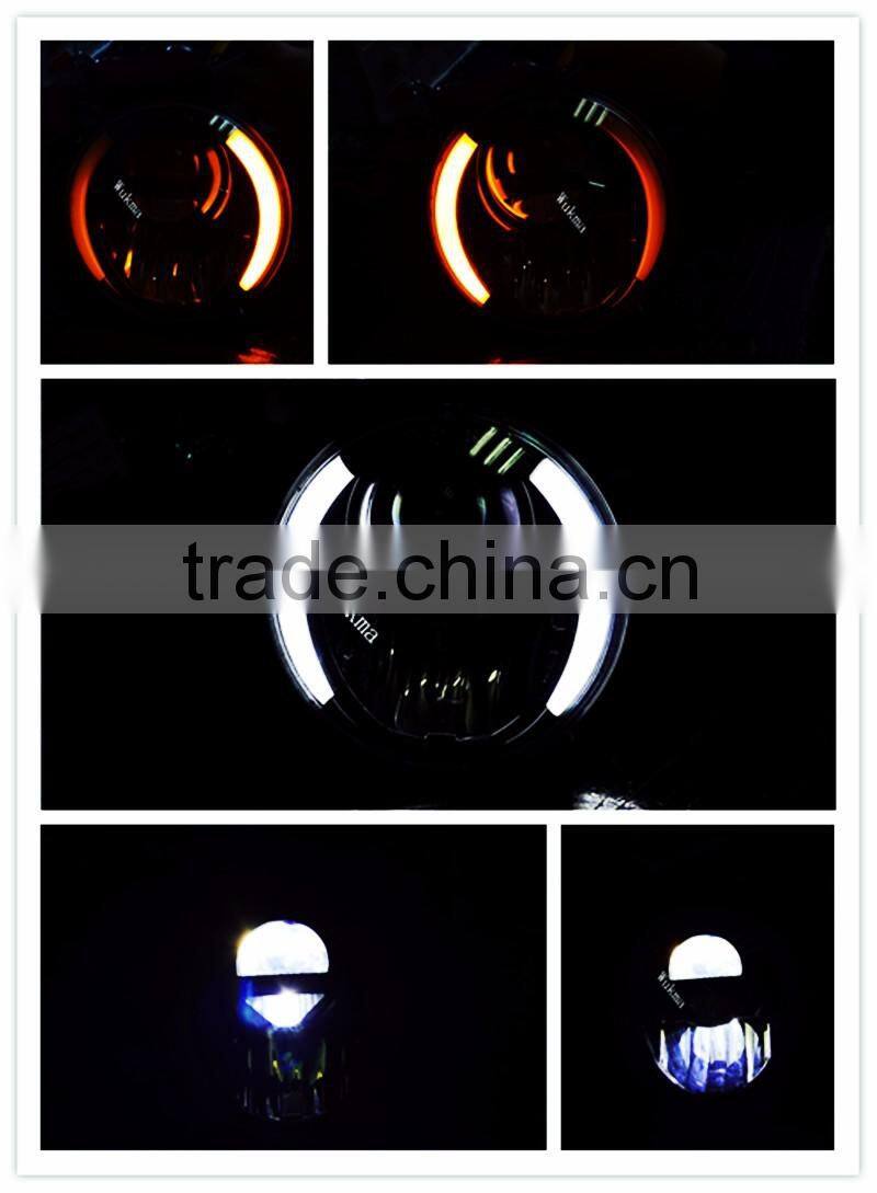 Professional 7 Inch Spot light Waterproof LED Headlight Turn Signal Light 30W 12V with H4 Bulb for car Motorbike motorcycle