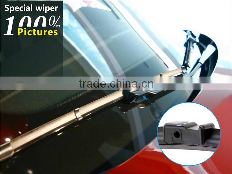 China hot sell rubber wiper blade special windshield wiper blade