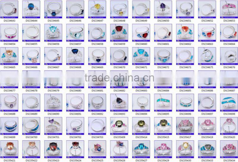 Hot 925 Sterling Silver Young Boy Ring Fake Diamond Ring For Boys