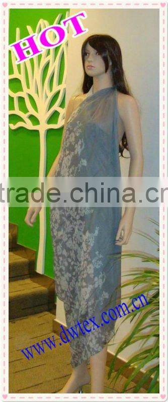 2012 hot sale's ladies beach pareo sarong