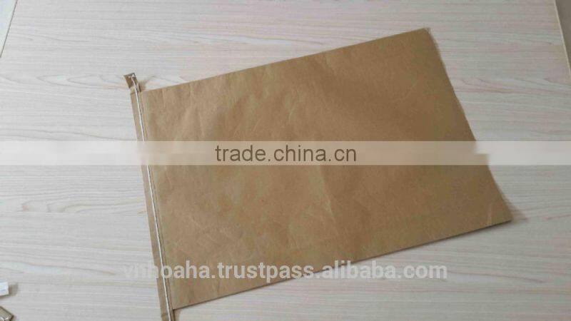 Kraft Paper Woven Polypropylene Bag,Paper Woven Poly